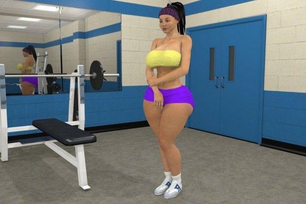 Fat gym ass