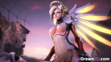 Pink mercy cosplay