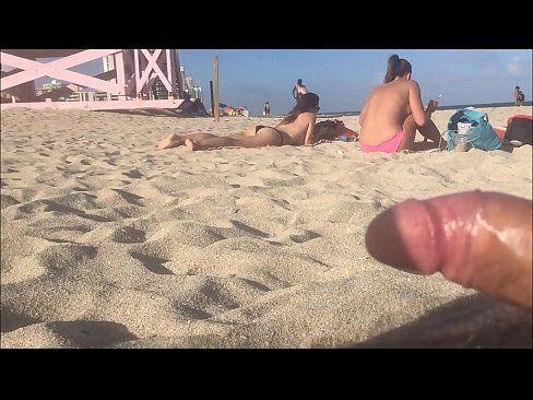 Reed reccomend female whore masturbate penis on beach