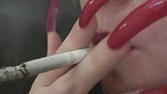Smoke long nails
