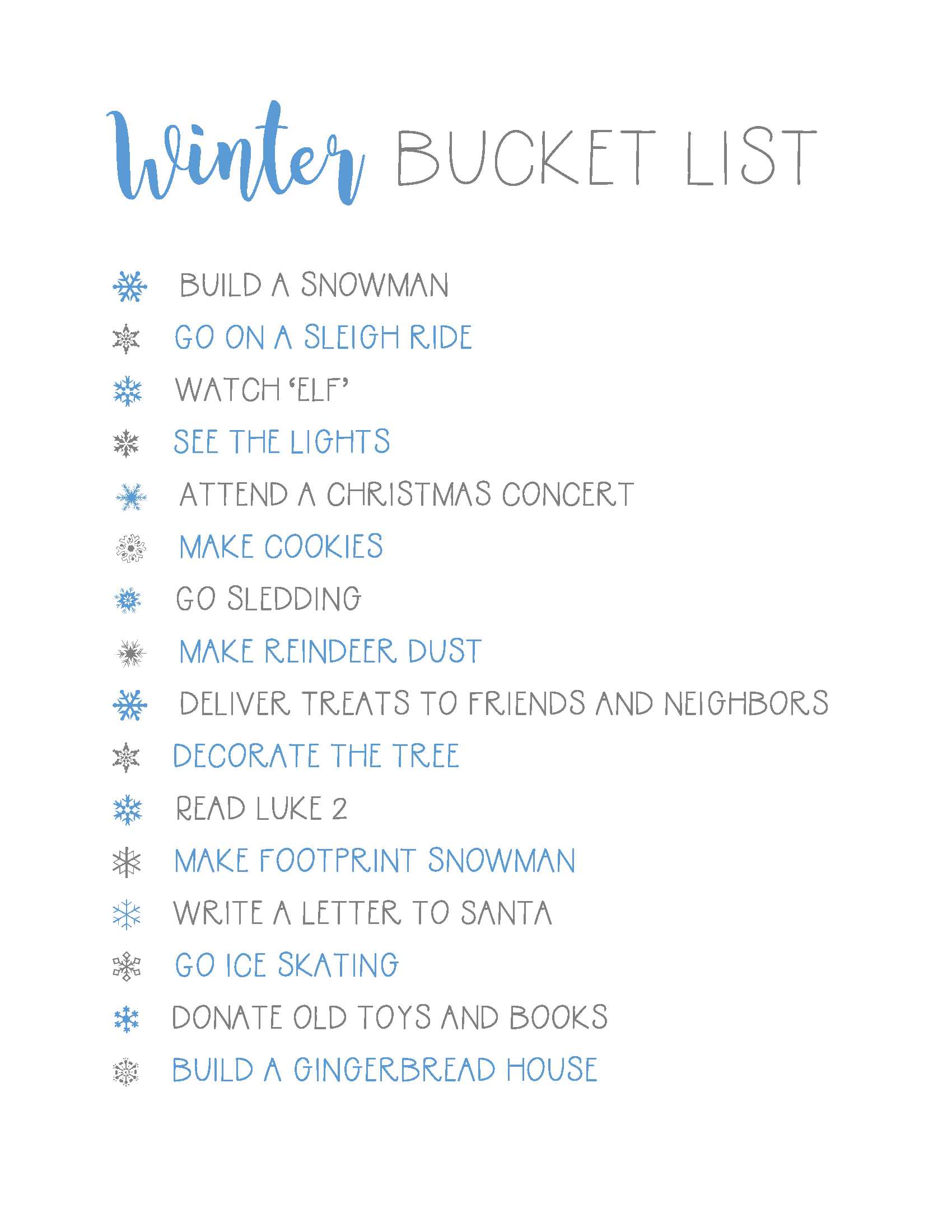 Short-Fuse reccomend bucket list