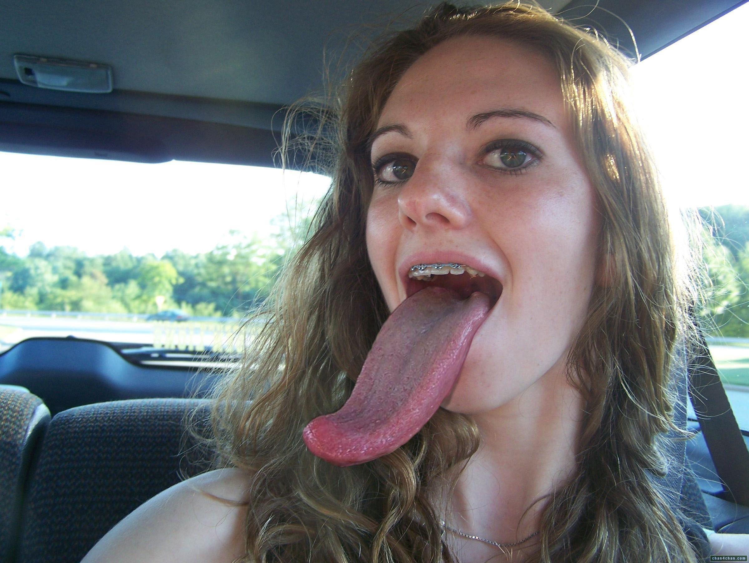 Cali reccomend deepthroat bj girl hd tongue pics Teen