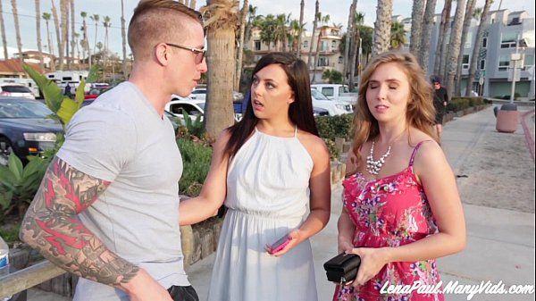 Roommates Lena Paul and Whitney Wright Share Boyfriend Nathan Reds Cock