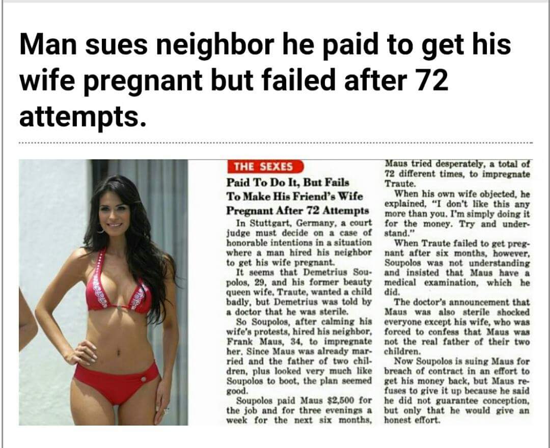 Pharoah reccomend Sperm mingled wife pregnant