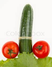 Cucumber inside anus