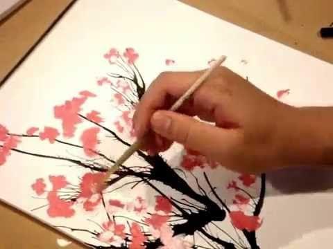 best of Hat asian straw design Cherry blossom