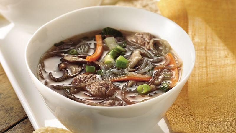 Sneak reccomend Asian noddle soup