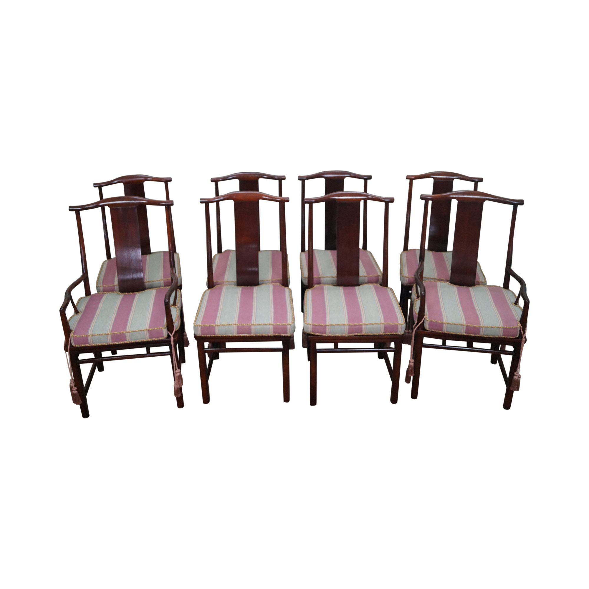 Asian mahogany chairs