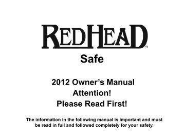best of Safe manual Redhead owners