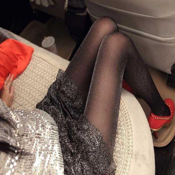Pantyhose with glitter