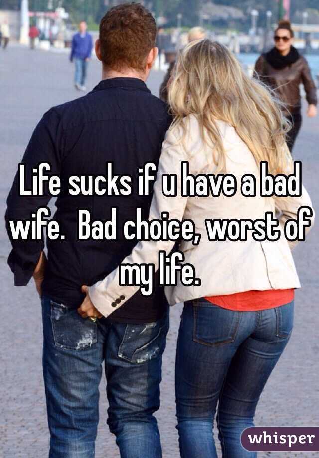 Woodshop reccomend Life sucks not wife