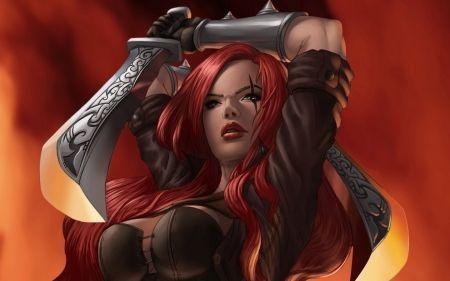 Jasper reccomend Redhead warrior woman image