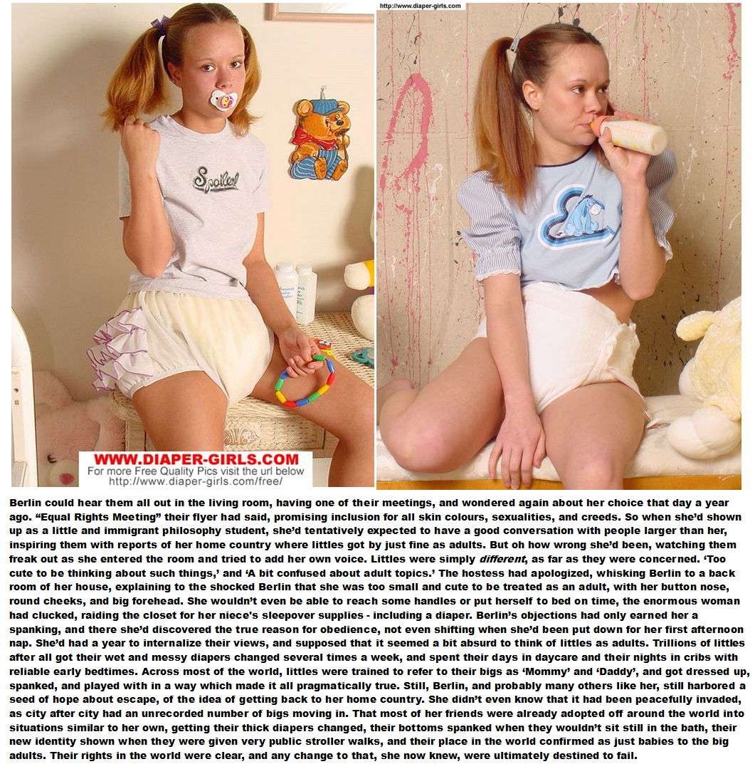 Female domination story diaper role play