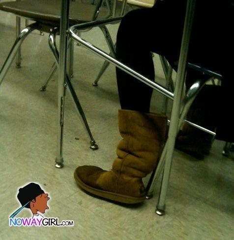 The C. reccomend Lick her ugg boots