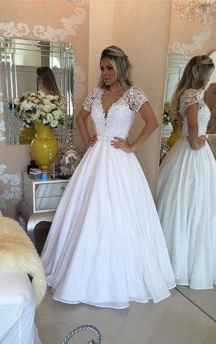 Busty wedding dress