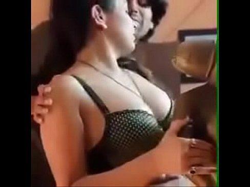 Big boob kissing in bra