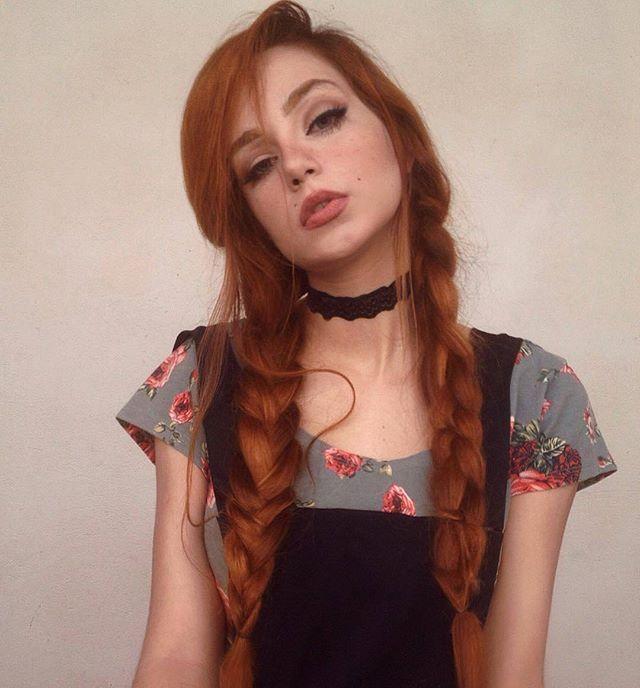 Girl pale redhead