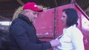 Young B. reccomend German Milf Inspector picks on the farmer. Amateur adult video