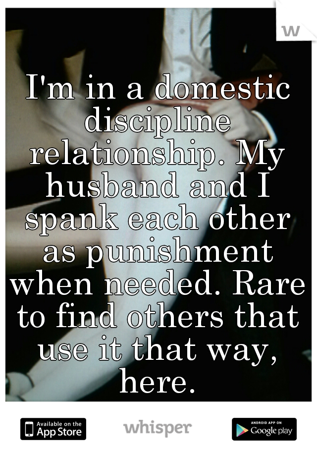 Couples that spank as discipline
