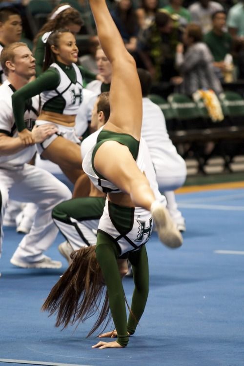 University cheerleader upskirt image