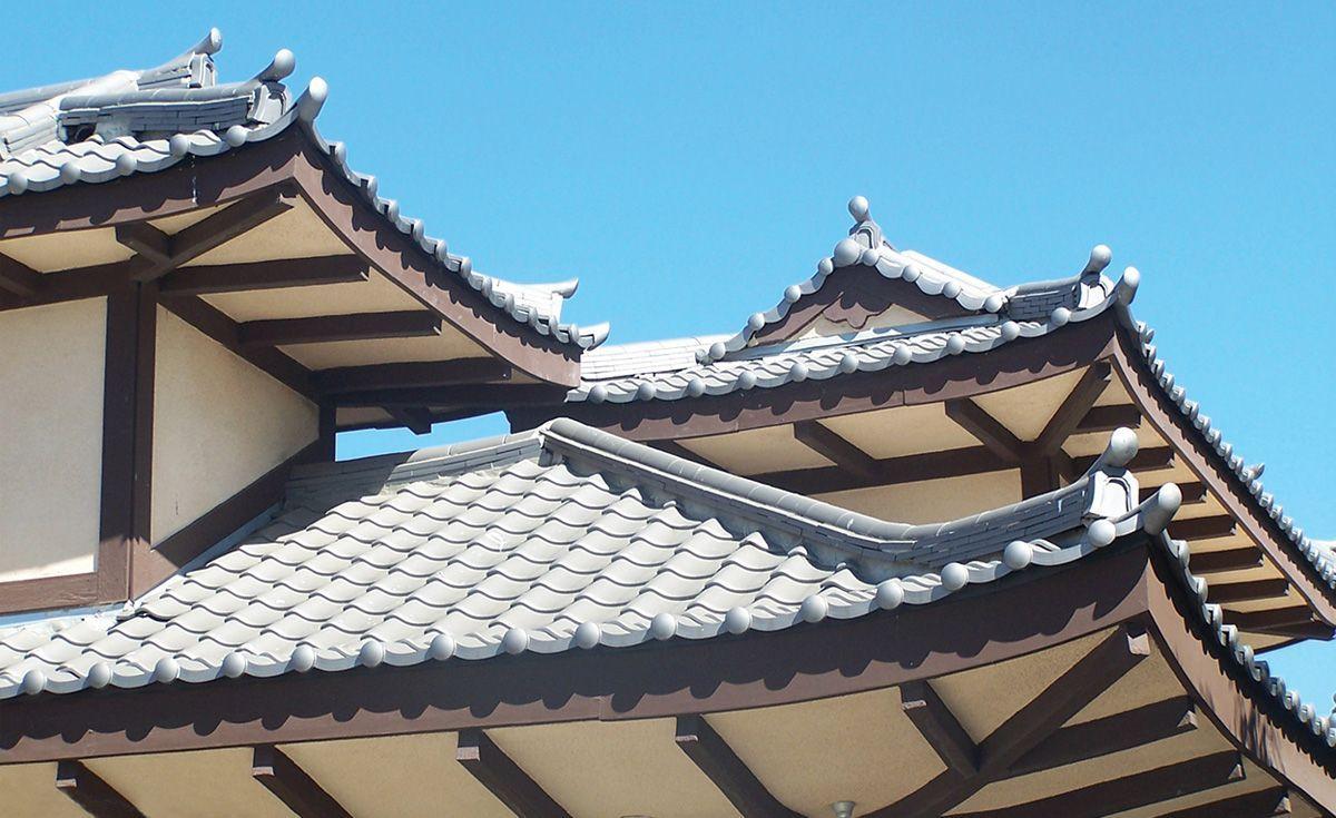 Asian roof tiles riverside county  picture