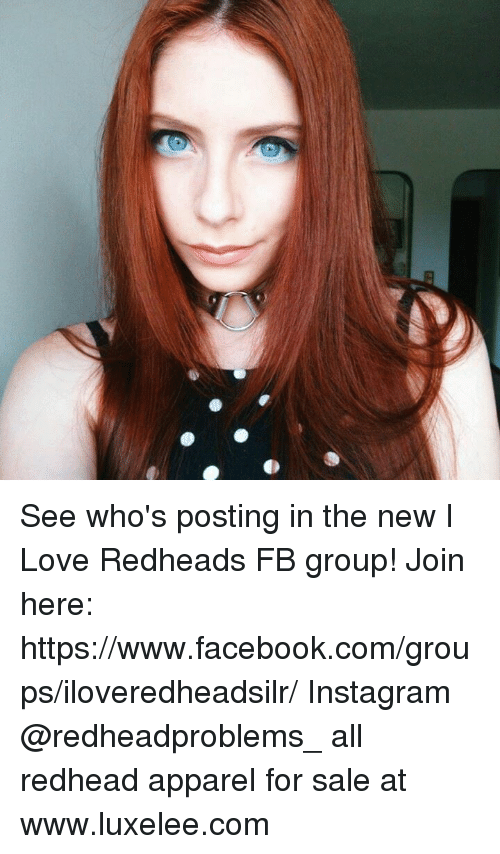 Group facial redhead