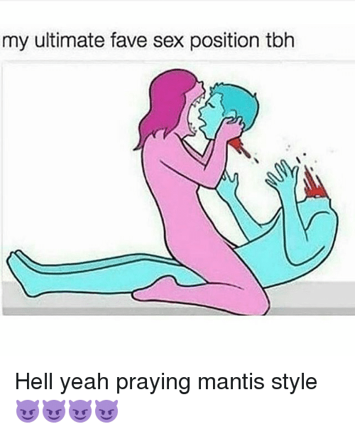 Praying mantis position in sex