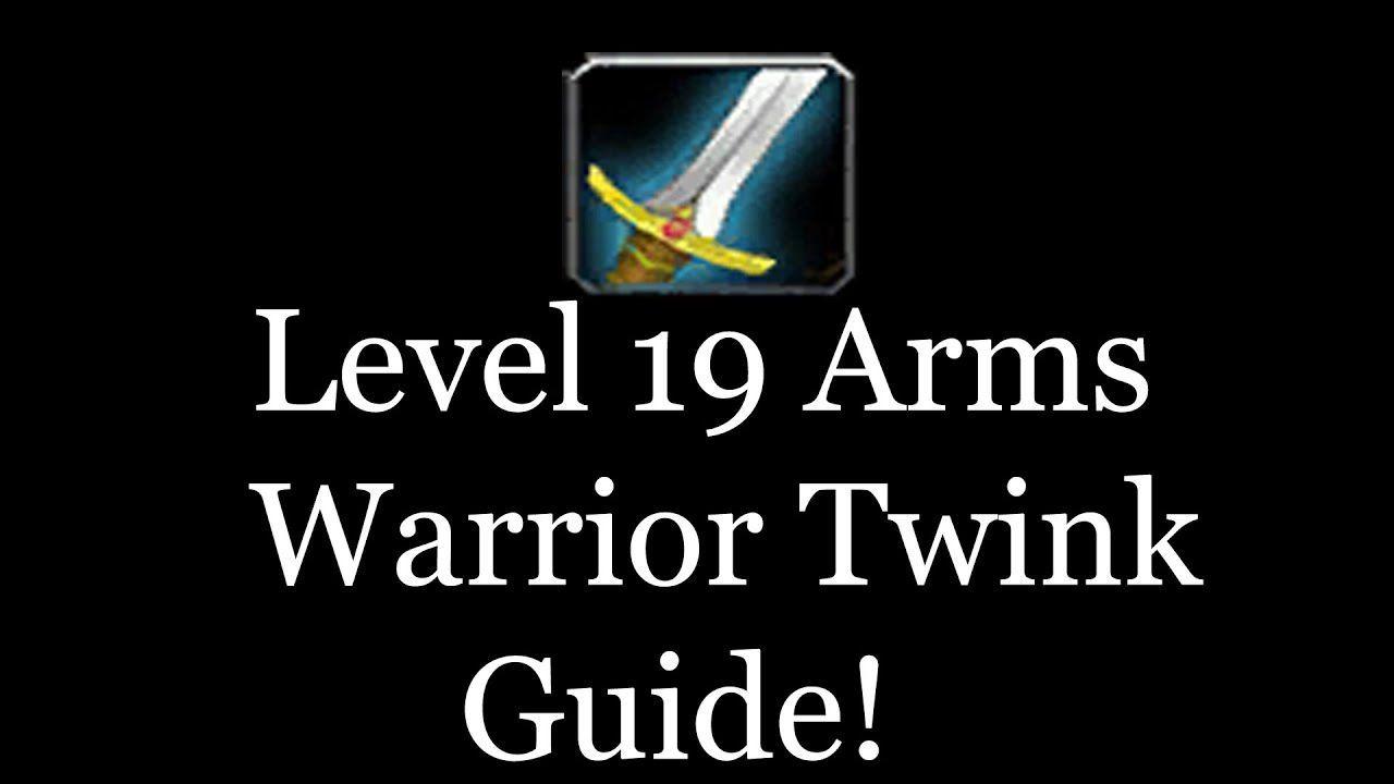 Touchdown reccomend 19 warrior twink build
