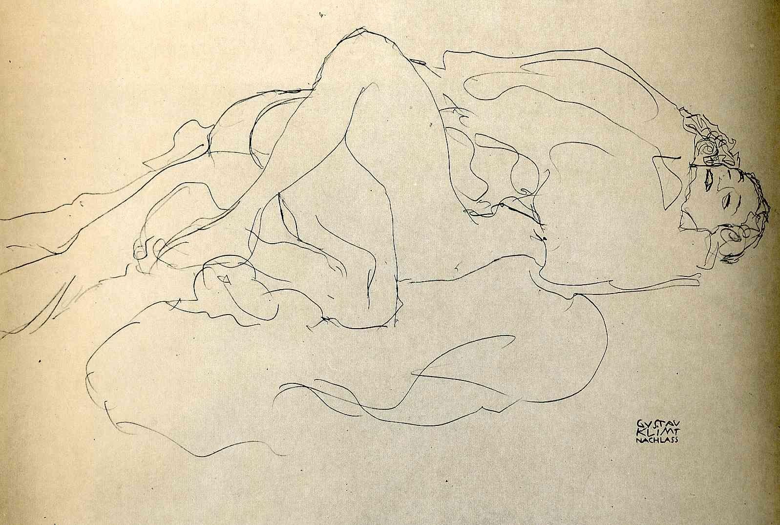 Code M. reccomend Erotic erotische gustav klimt sketch skizzen