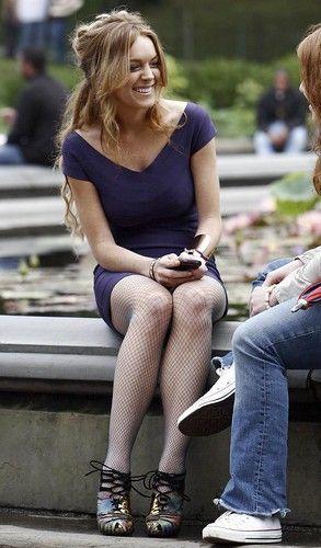 Side Z. reccomend Lindsey lohan pantyhose pictures