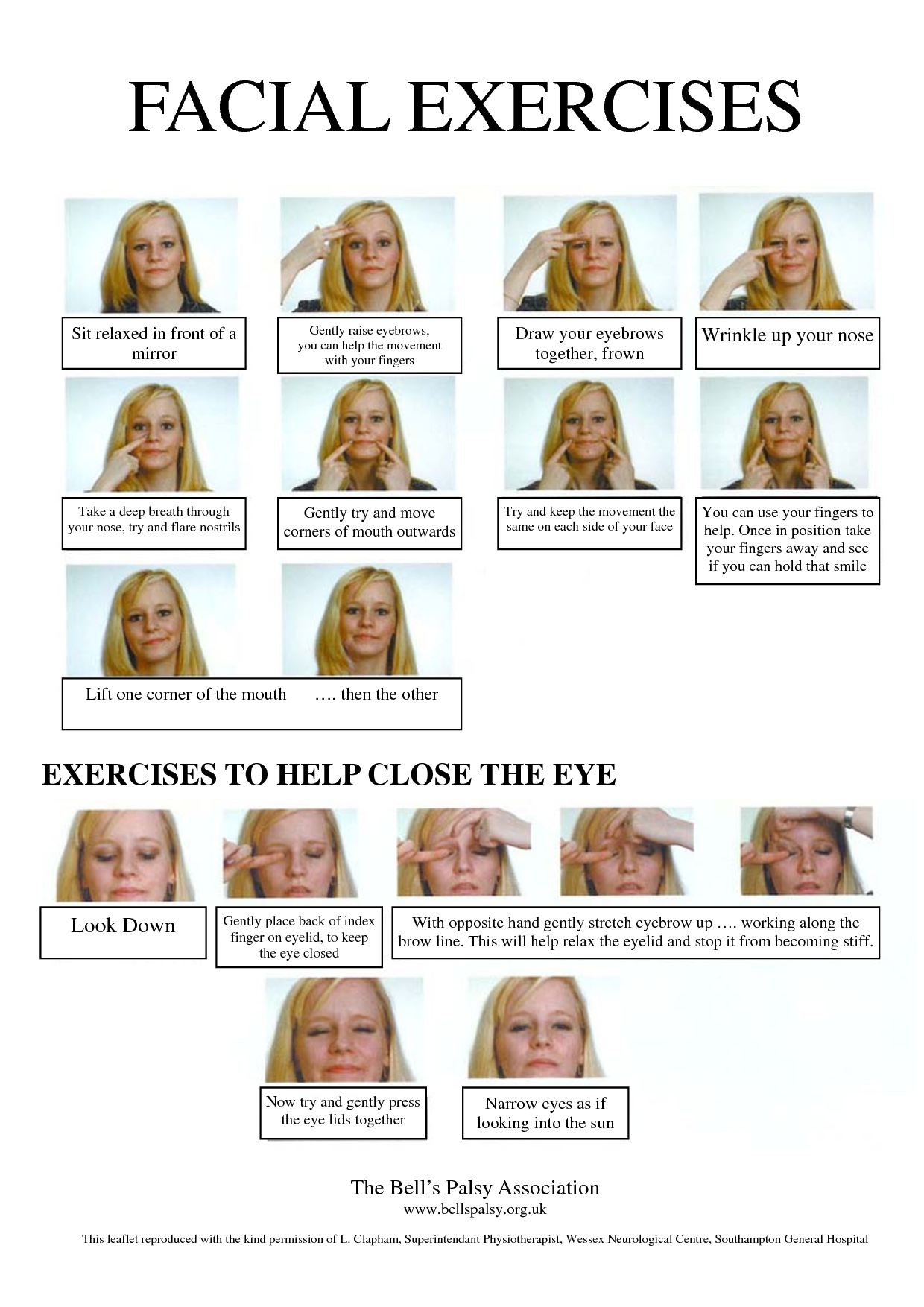 Navigator reccomend Face exercise with facial map