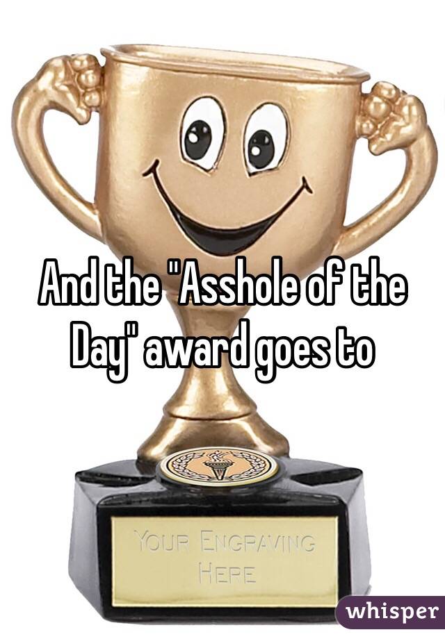 Drum reccomend Her asshole award