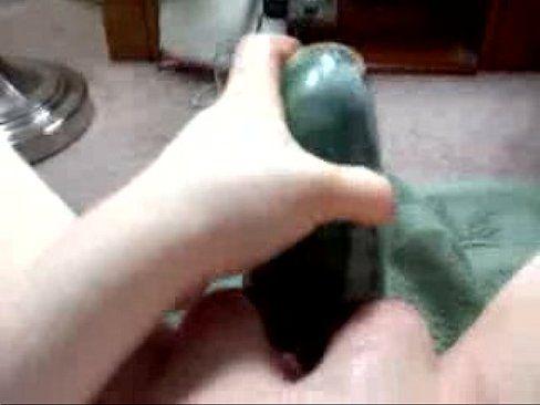 Old wife with pump up dildo