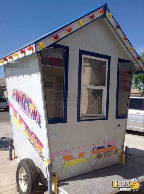 Trailers used for shaved ice